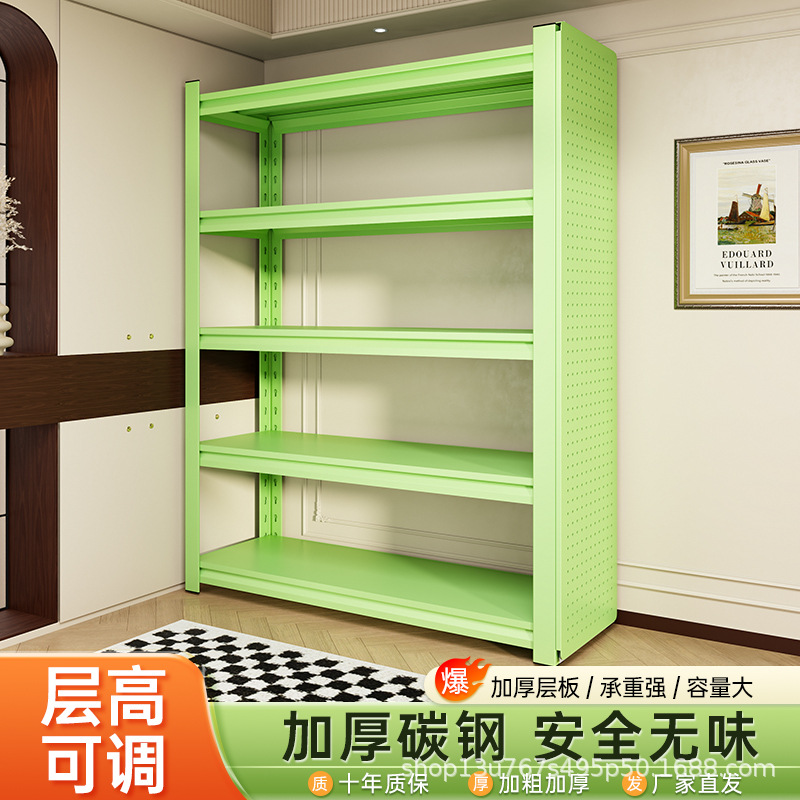 Household Storage Rack for Balcony and Kitchen, Multi-Layer Floor-Standing Organizer for Miscellaneous Items, Steel Storage Rack for Storage Room