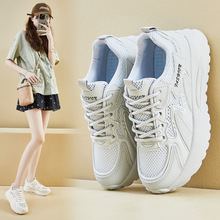 ins潮韩版新款老爹鞋女2025夏季学生运动休闲网面透气增高街拍M9