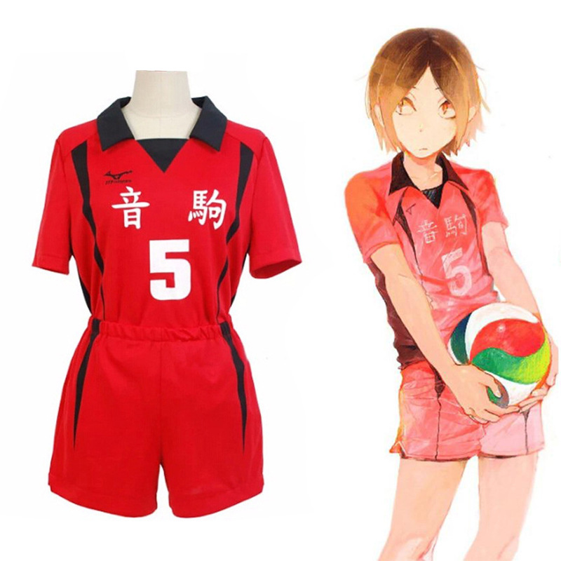 Volleyball boy Nekoma High School Kuroo Tetsuro No. 1 jersey Guzhao Grinding No. 5 jersey cosplay suit wholesale