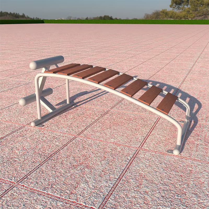 Nuevo estándar nacional al aire libre equipo de acondicionamiento físico de plástico y madera camino de acondicionamiento físico multifuncional integrado equipo de acondicionamiento físico de ancianos equipo de entrenamiento