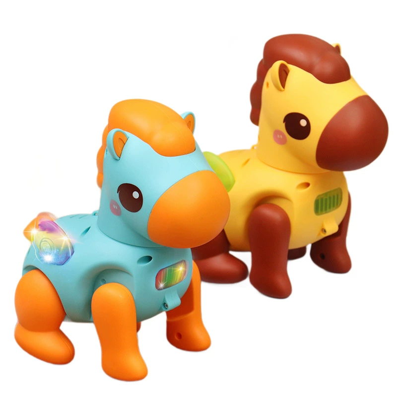 Electric toy with light music, rabbit, realistic pony, wholesale