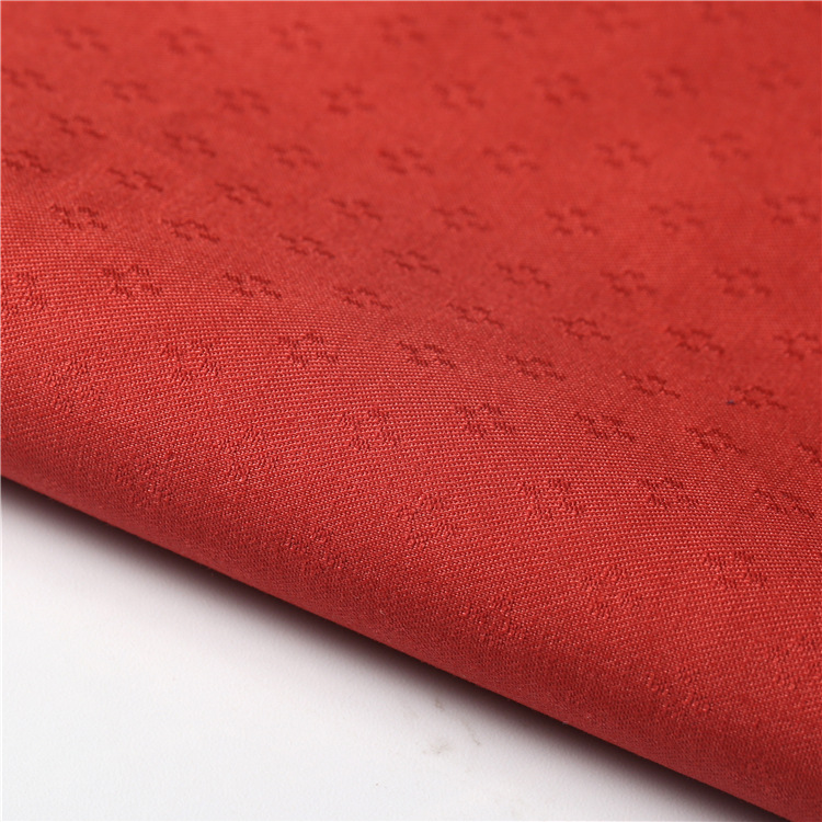 Nuevo algodón jacquard mezcla de tela de spandex suave y cómoda pantalones tela de spandex