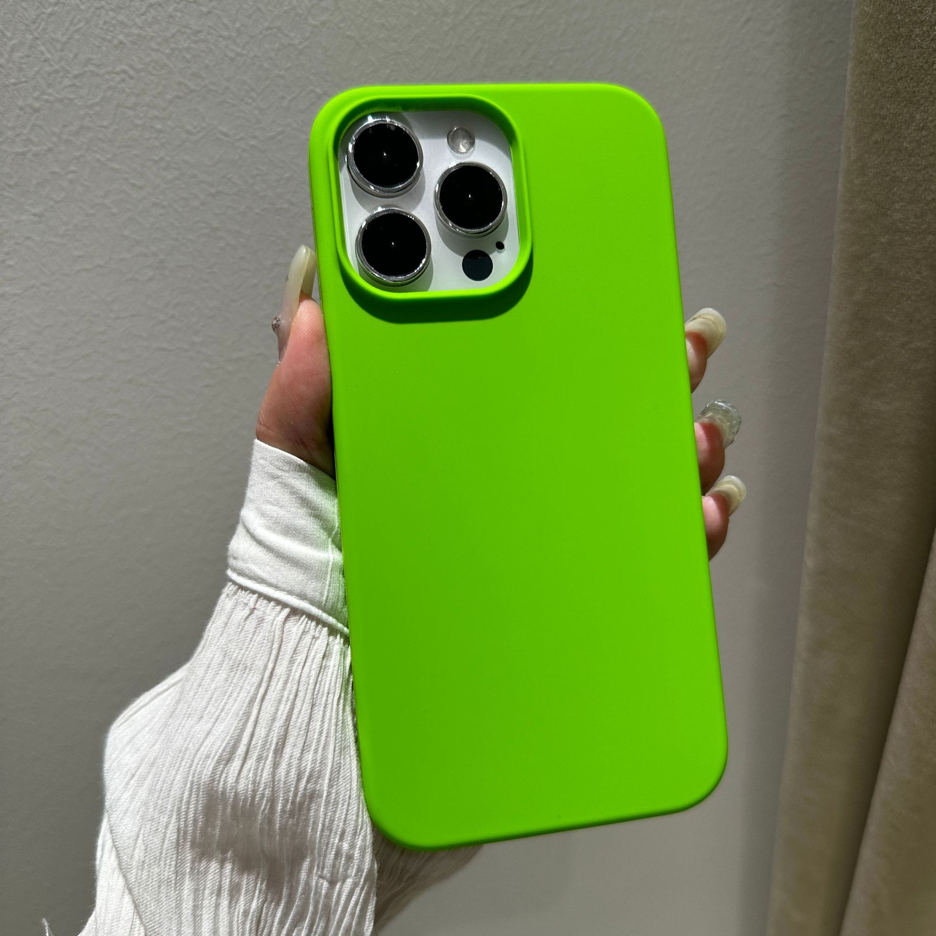 Adecuado para iphone12 funda de silicona líquida Apple 11pro piel sensación esmerilado 12max con LOGO pelusa teléfono caso