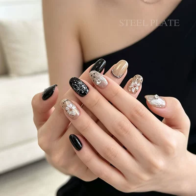 polka dots, and crosses – Dırnaq bəzəkləri
