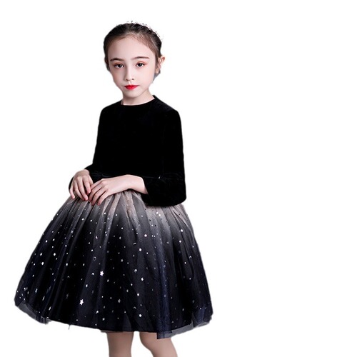 Children's choir performance costumes, primary and secondary school choir outfits, team recitation host stage performance costumes, princess dresses