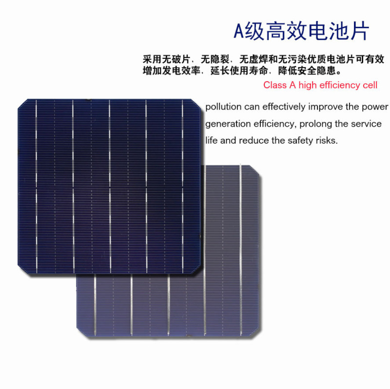 40W多結晶太陽光パネル投光照明監視専用フルパワー発電弱光天井街路灯太陽光発電モジュール|undefined