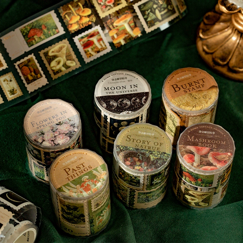 Ленты памяти «Memories Memory Blogen», ретро-цветы, картинки для декора DIY, материал для заплаток, герметизирующие наклейки