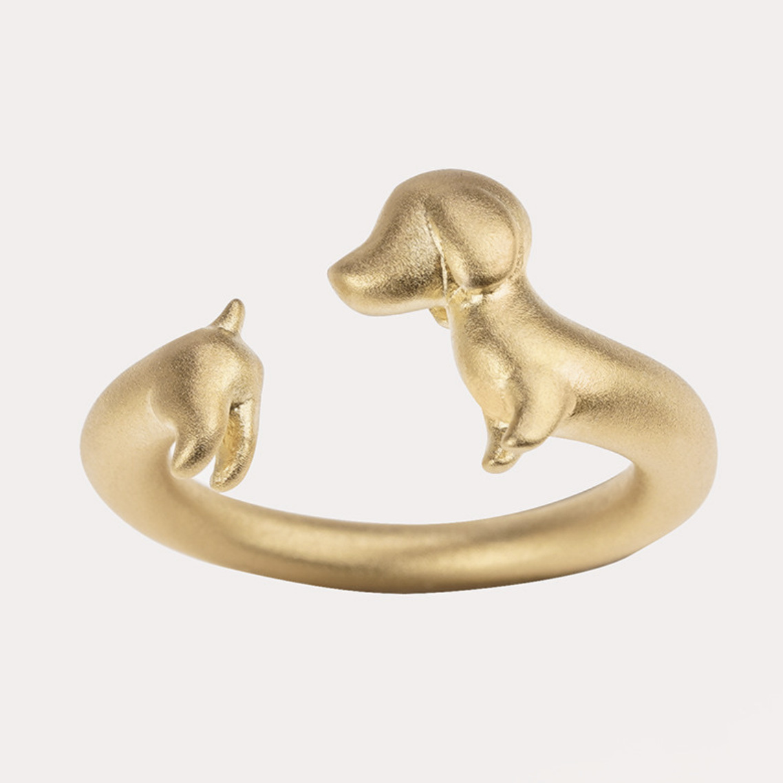 Small design cute matte universal ring