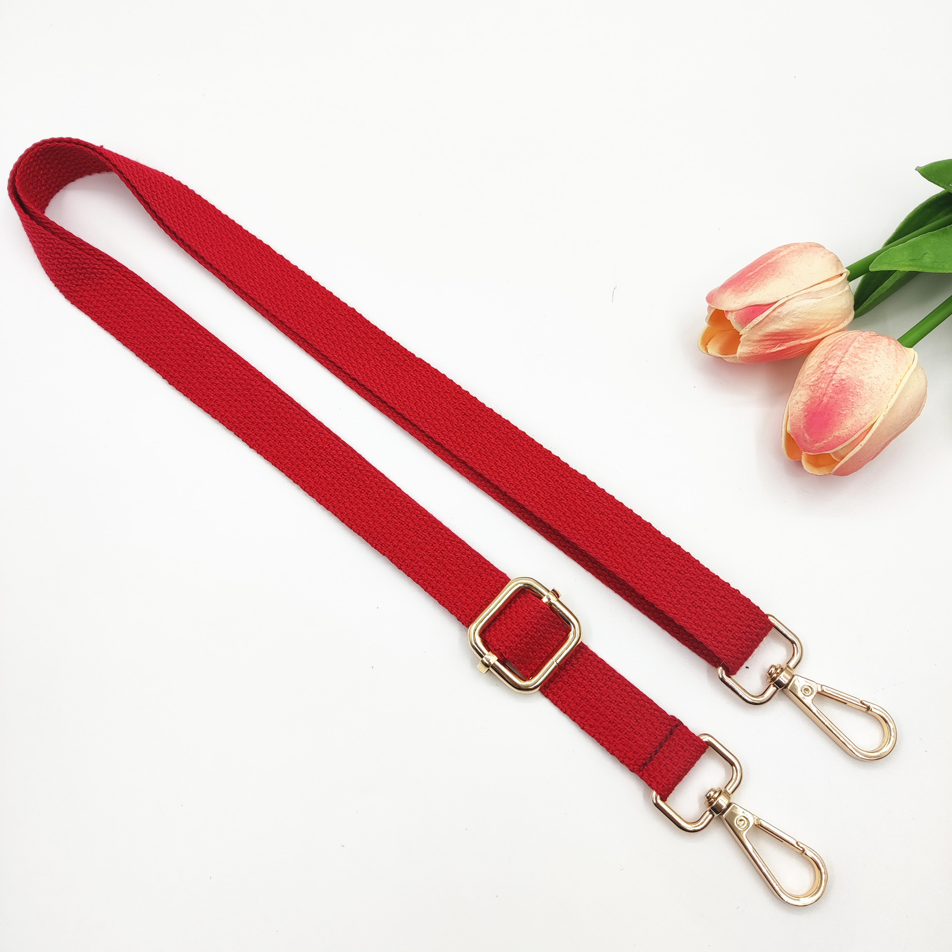 1 Pieza Poliéster Algodón Color Sólido Correa De La Bolsa display picture 14