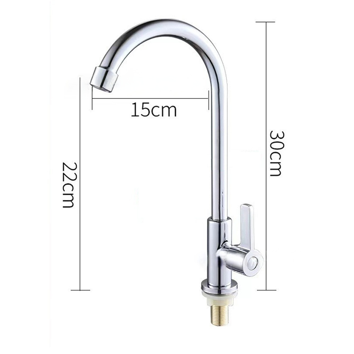 Acero inoxidable único grifo de agua fría de cocina caliente y frío hogar todo cobre válvula de mezcla de agua interruptor de doble propósito lavabo de verduras grifo de agua