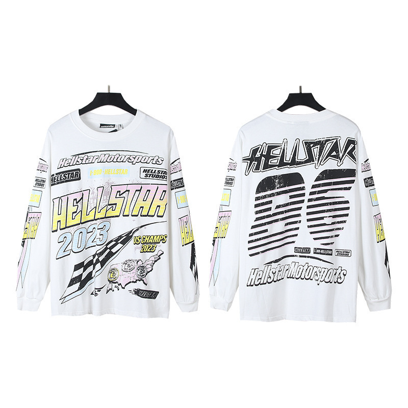 ヘルスターズ アメリカンスタイル 長袖Tシャツ メンズ インス ストリート系ブランド トップス 秋冬 ゆったり カジュアル ポリエステル製 インナー|undefined