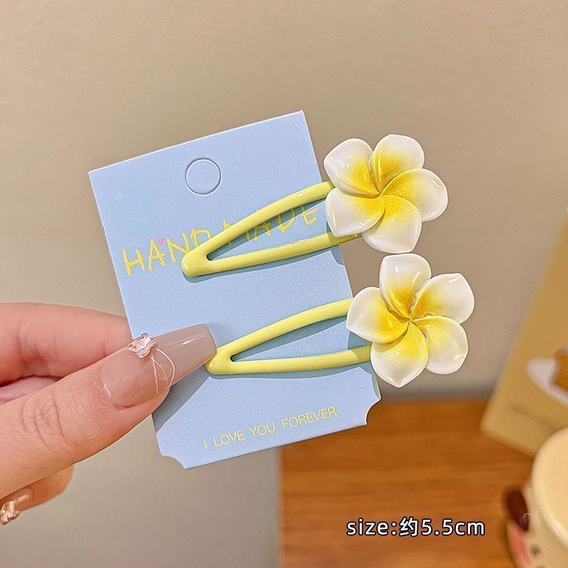 Dulce crema de viento pequeño pez clip de boca de pato de la frente de las niñas cejas laterales cabello rotos tarjetas de cabello de alta calidad no lastimar tocado de cabello