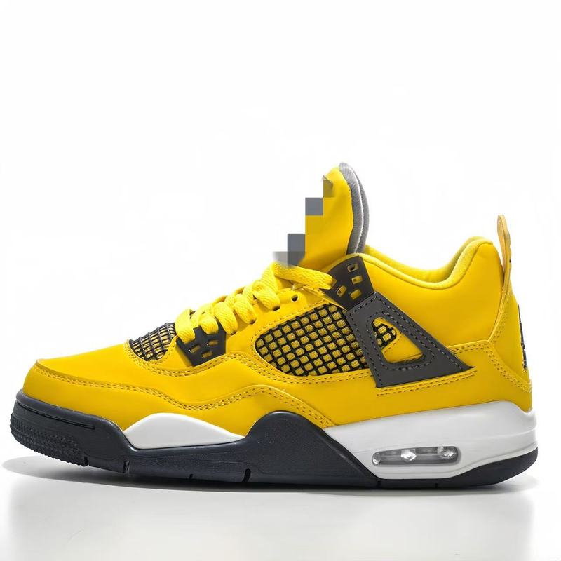 ハーフサイズの男性用と女性用のAJ4バスケットボールシューズ、学生用、ホワイトセメント、ブラック、ブルー、ナイト、オレンジ、ブラウン、ブラック、レッド、ブルズ、ミッドトップメンズシューズ|undefined