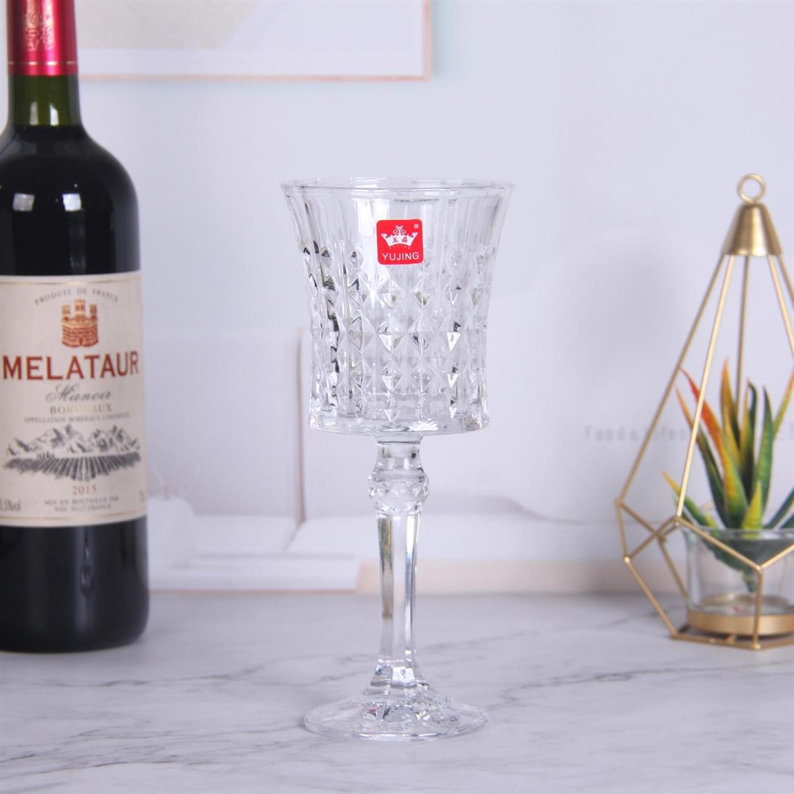 러브 다이아몬드 레드 와인 글라스 280ml [폭발]]