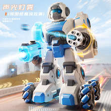 超大号遥控车战警金刚机器人男孩益智玩具变形遥控汽车儿童礼物