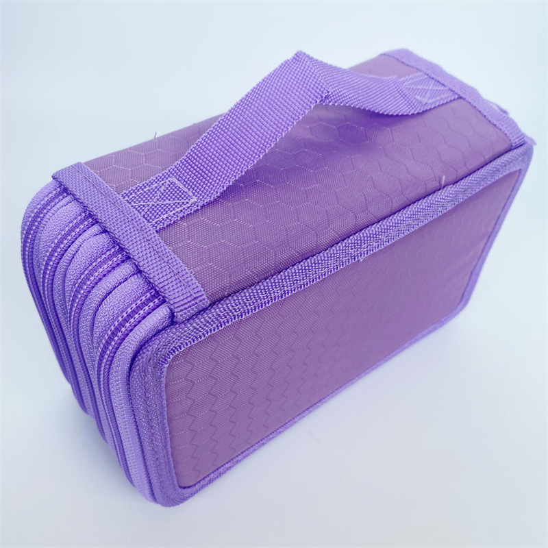 Caja de lápices transfronteriza 2024 nueva bolsa de papelería para estudiantes pintura 32 colores 48 colores 72 colores bolsa de lápices de pintura de almacenamiento