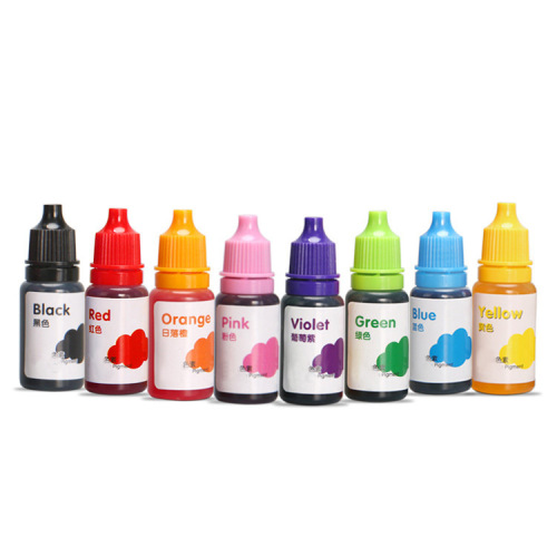10ml children's science experiment pigment material water oil plasticine slime crystal mud color handmade pigment