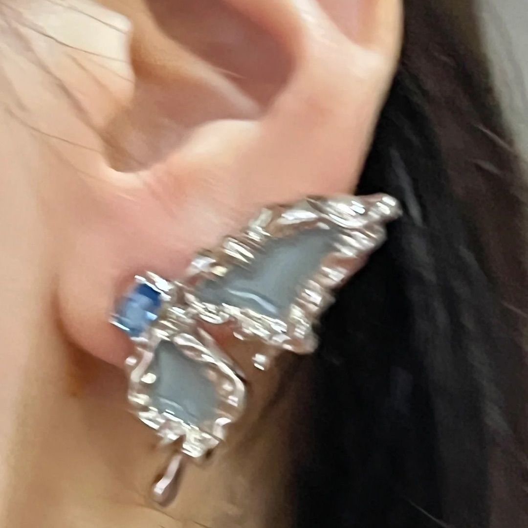 Fashion Butterfly Alloy Plating Womenu0027S Earrings 1 Pair