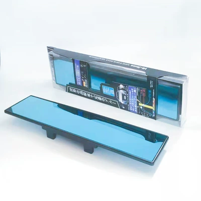 Direct Supply Car Interior Rearview Mirror, In-Car Auxiliary Reversing Mirror, Wide-Angle Flat Reflective Blue Mirror, Universal Rearview Mirror