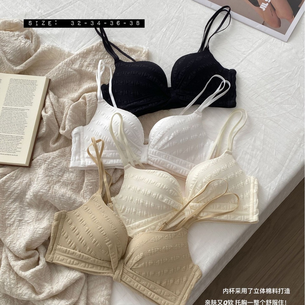 Venta directa de fábrica Comercio electrónico transfronterizo Sudeste de Asia Vietnam Tailandia Ropa interior de mujer Chica francesa reúne pechos pequeños