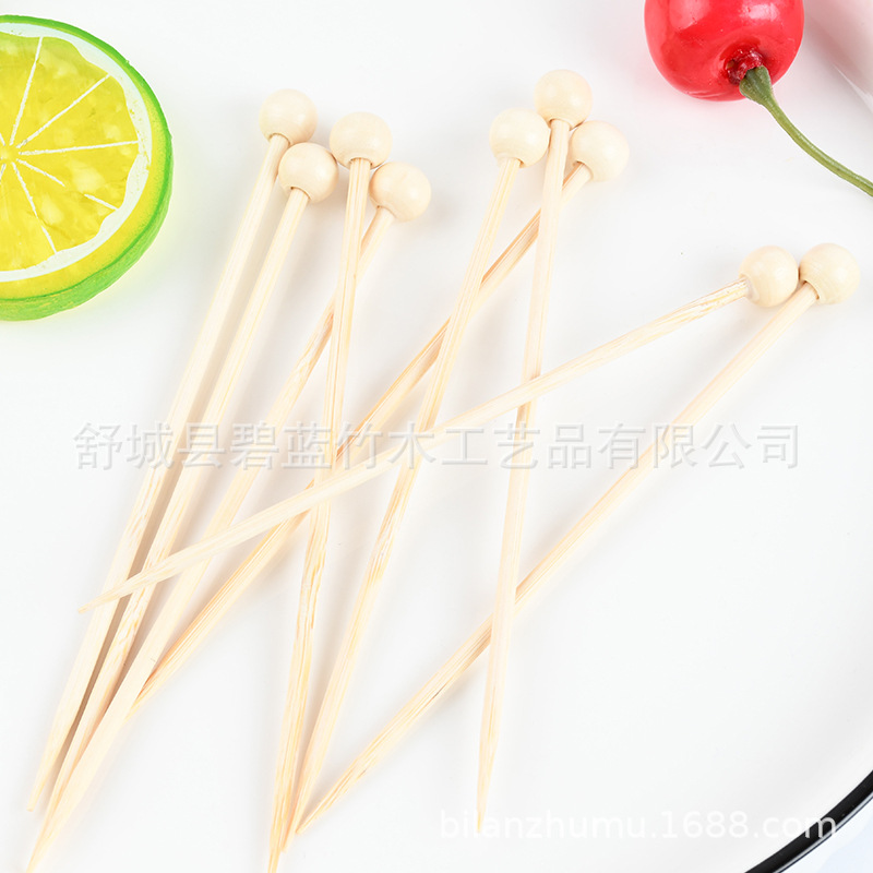 Gran por mayor cuentas blancas cuerdas de tijeras anillos de flores fiestas de cuentas de sushi cuerdas de horquilla de frutas suministro de bambú