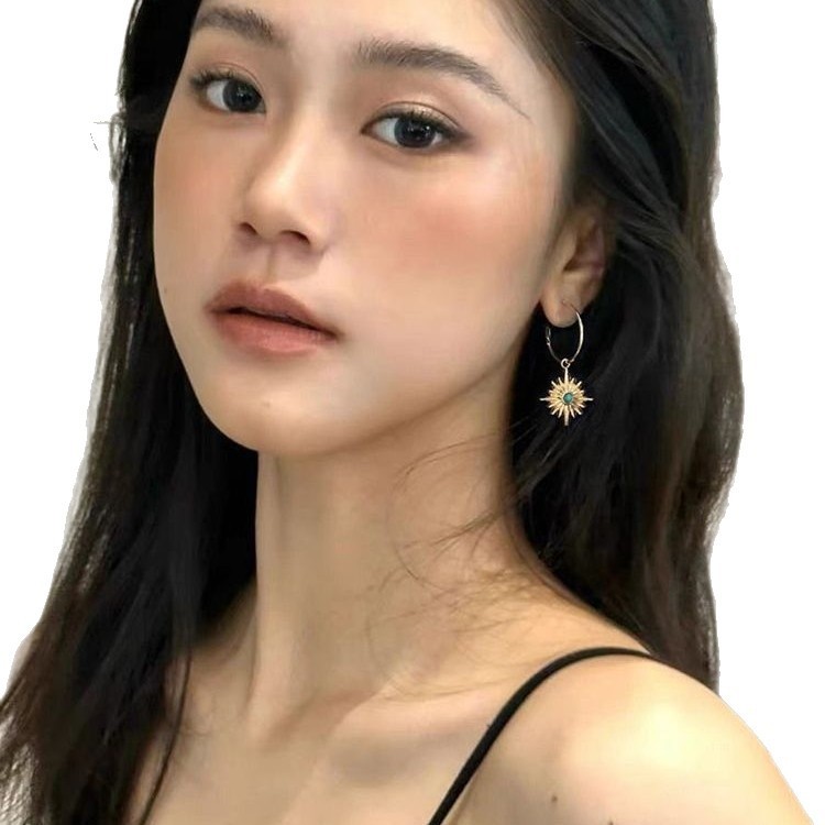 欧美轻奢八芒星耳环女时尚气质耳饰批发波西米亚民族风流苏耳钉|undefined