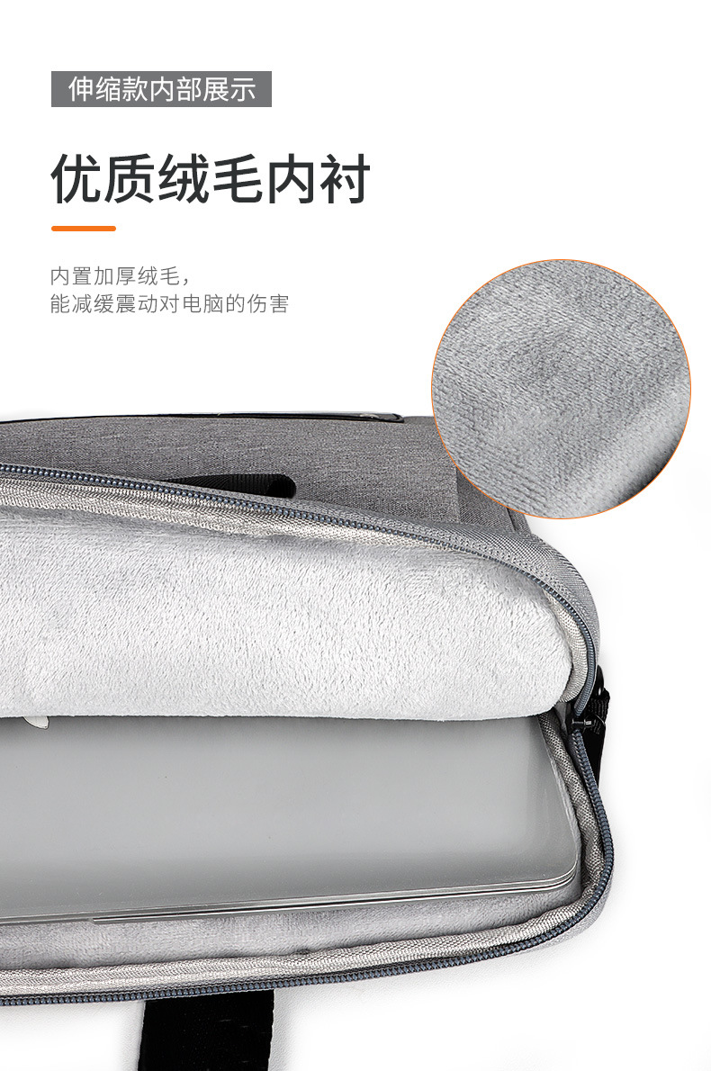 Wholesale single-shoulder portable laptop bags, waterproof briefcases, 131,415.6 inches, both men and women can print logos undefined