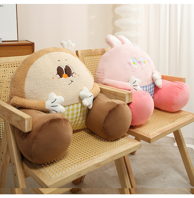 Super Cute Huggable Big Pillow for Bed, Waist Support, Sofa Cushion, Office Pillow, Backrest Cushion, Lumbar Pillow, Removable and Washable