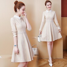 连衣裙女装秋冬年新款成熟风洋气气质显瘦小个子轻熟风裙子