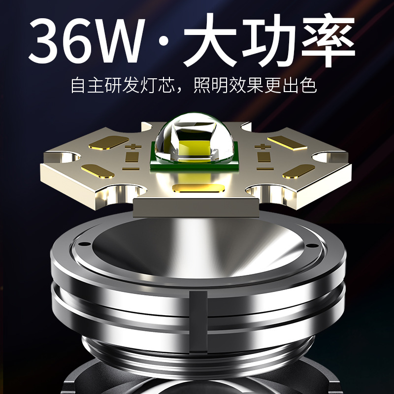 Shenhuo M20 linterna de luz fuerte quad-core P50 Wick brillante linterna de luz fuerte fábrica al por mayor