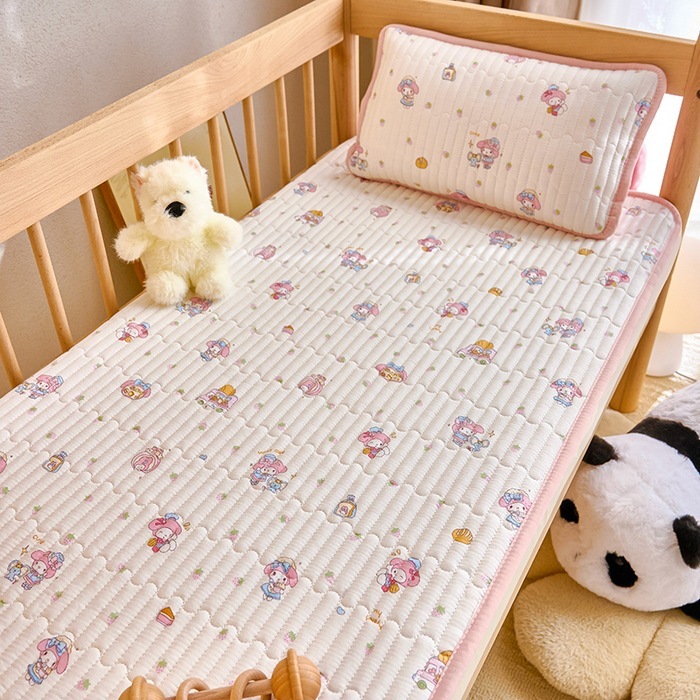 綿幼児、学生寮寝具、ベッドカバー、キルティングシーツ、スリーピングマット、薄型マットレス、母子グレード|undefined