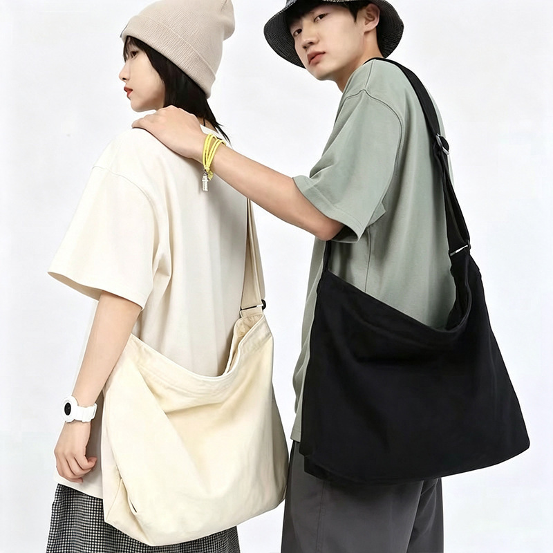 Canvas vintage crossbody bag, unisex handbag, commuter bag, student school bag, shoulder bag, large-capacity backpack Canvas vintage crossbody bag, unisex handbag, commuter bag, student school bag, shoulder bag, large-capacity backpack