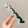 7# blue Mickey strip, about 35cm long