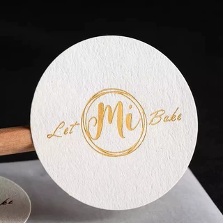 高级烫金不干胶贴纸定制广告商标定做茶叶封口贴花店LOGO标签
