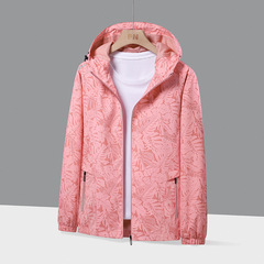 Outdoor single-layer windbreaker for men and women, spring/autumn windproof and water-resistant camouflage breathable jacket, sports running and mountaineering clothing