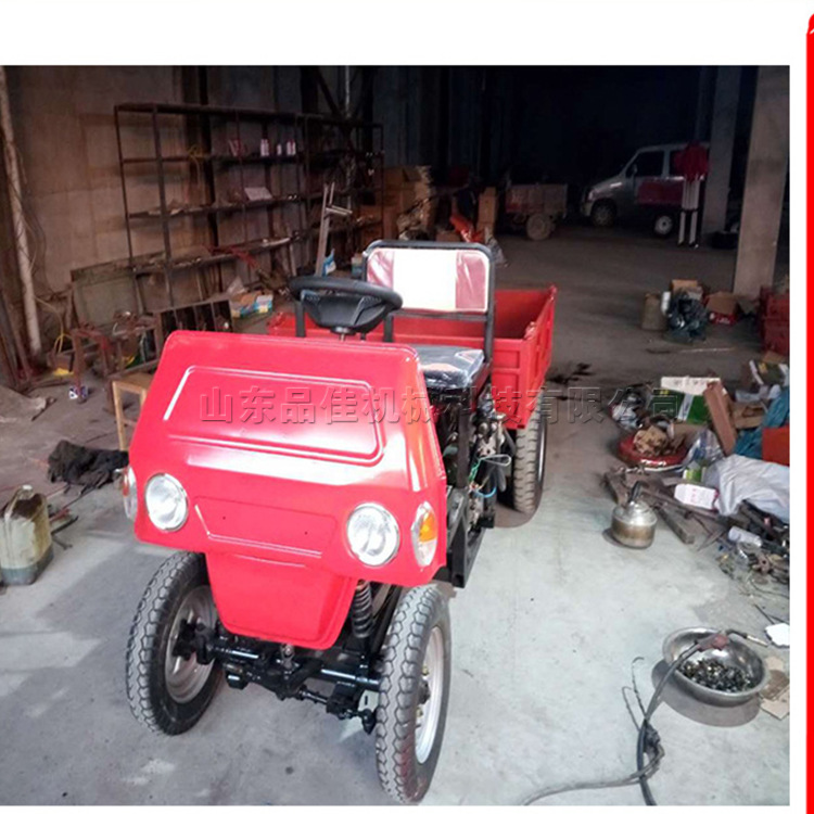 柴油自卸四轮装载车 家用货物运输车 狭小楼层沙石自卸四轮车