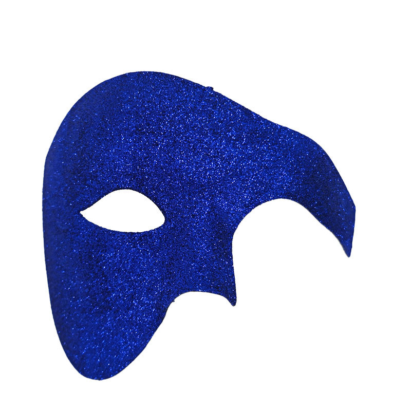 Venecia máscara de baile semi-disfraz polvo brillante máscara cara cara ropa de cabeza de toro ópera fantasma fiesta de carnaval