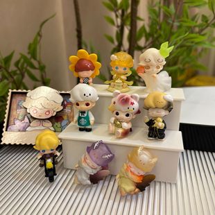 Bubble Mart Dm Second Creation Cute Doll Blind Box Toy Trendy Doll Ornament DIY Phone Chain Accessory Pendant