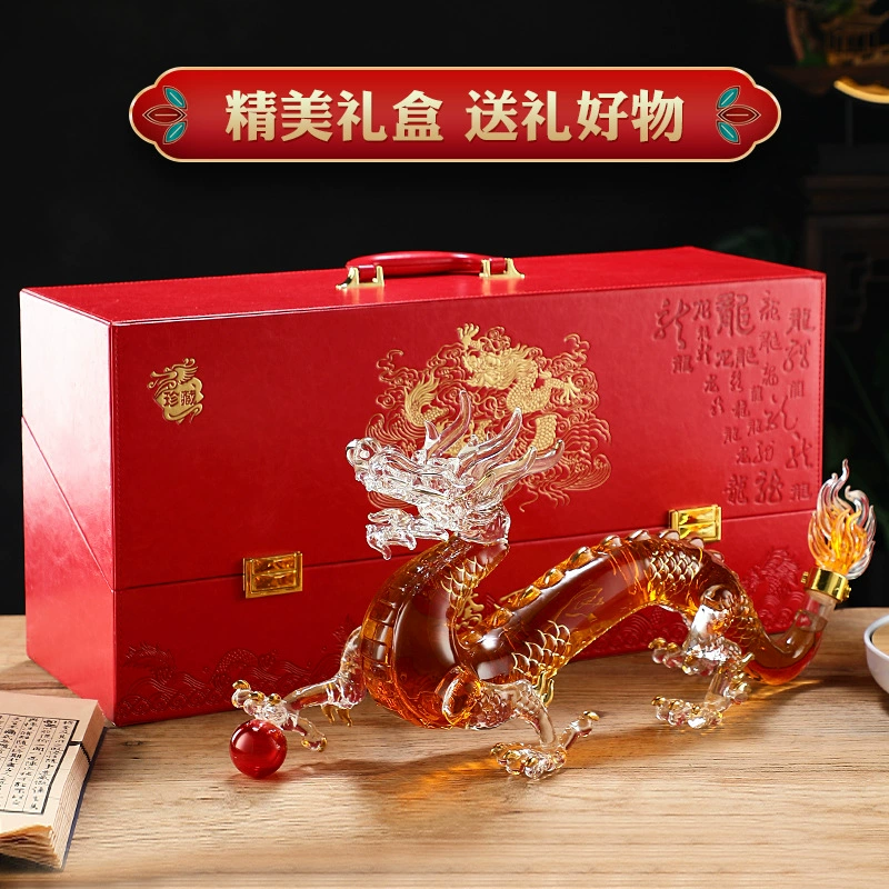 Оптовые домашние бутылки Longteng четыре моря, прозрачные стеклянные бутылки, двенадцать зодиакальных игристого вина, пустые бутылки