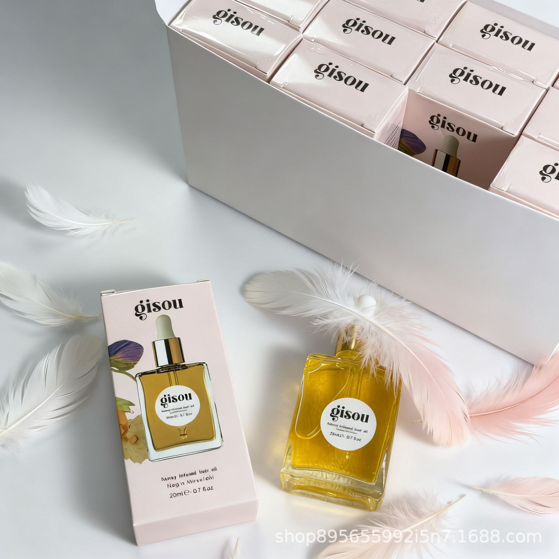 Nuevo aceite para el cabello de miel refrescante, no graso, nutritivo, brillante, hidratante, suave y seco, aceite esencial de gesou