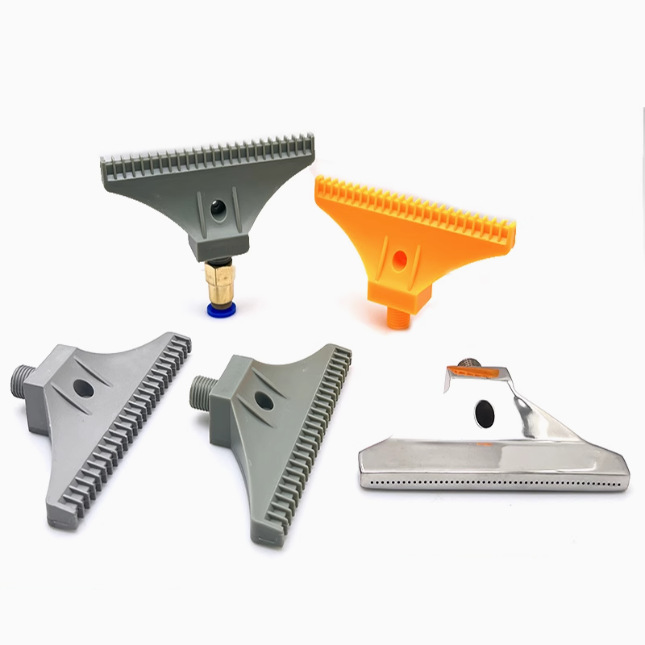 ABS塑料吹风喷嘴48孔吹气喷头110mm加宽风刀竹节万向管冷却吹气嘴