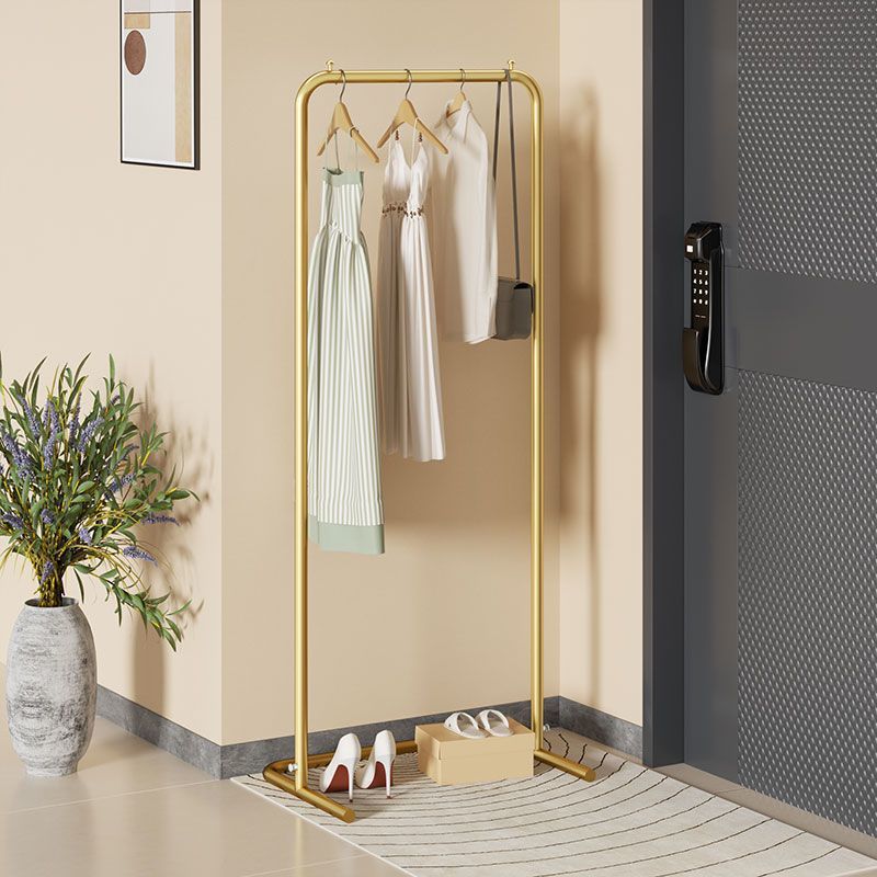 New Carbon Steel Thickened Floor-Standing Home Bedroom Clothes Rack Indoor Balcony Drying Rack Student Dormitory Coat Rack