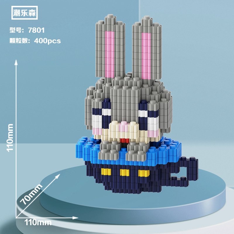 Noche puesto en el mercado de suministro al por mayor de partículas de diamante en miniatura bloques de construcción de juguete de montaje de partículas juguetes regalo educativo descompresión