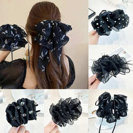 2025新款新中式古风国风头发抓夹发夹子头饰发卡子女鲨鱼夹后脑勺