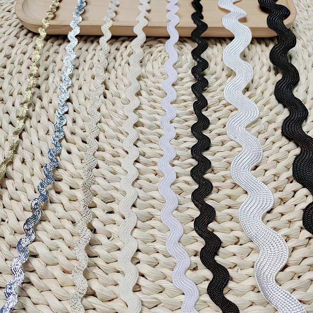 Fábrica en stock al por mayor colorido cinta de encaje poliéster cinta de algodón regalo embalaje de flores cuerda cinturón accesorios de ropa