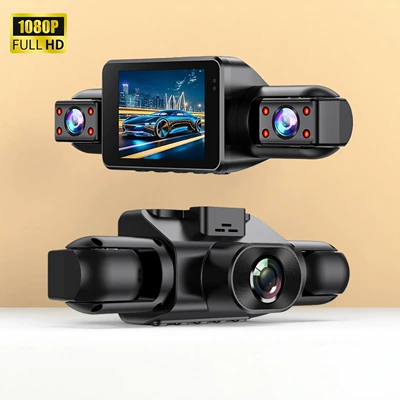 Four-lens panoramic dashcam 1080P HD WiFi connected parking monitoring car video recording device (Driving recorder) - sy2003-three-lens-camera-wifi