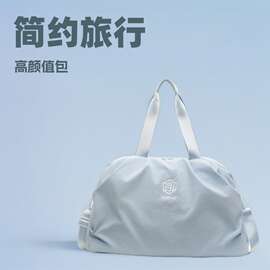 新款短途旅行包女生高颜值简约休闲旅行行李包户外出行运动手提包