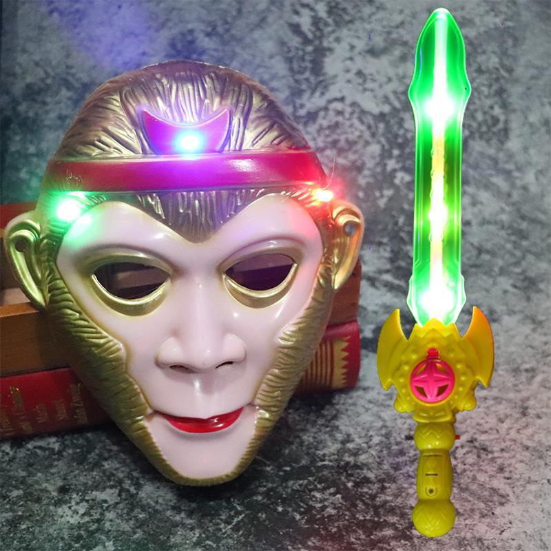 Cerro Autot máscara de niños luminosa máscara de casco de Digia Cerro armas juguetes para niños espada cuerpo