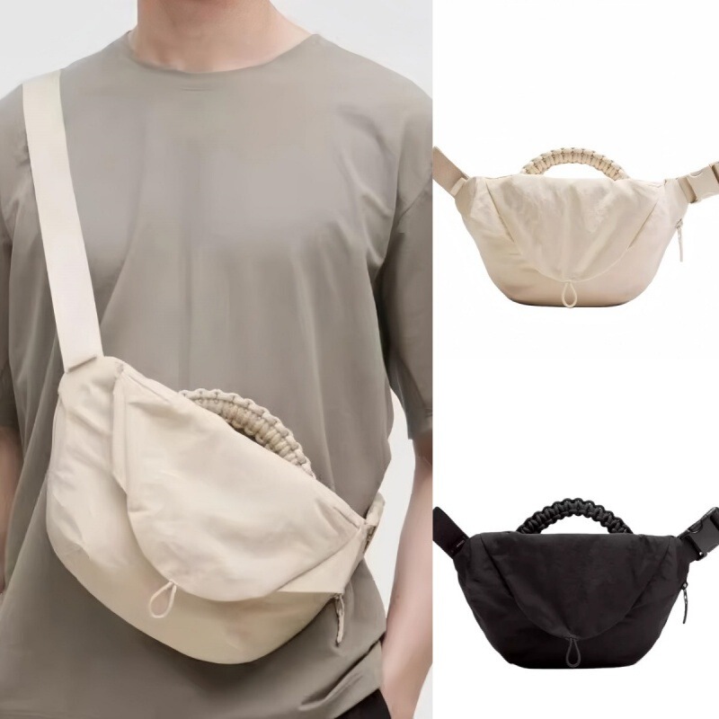 Lululemoncurved Top Handle Crossbody Bag Magnetic Bag Casual Shoulder Bag Sports Cycling Crossbody Bag