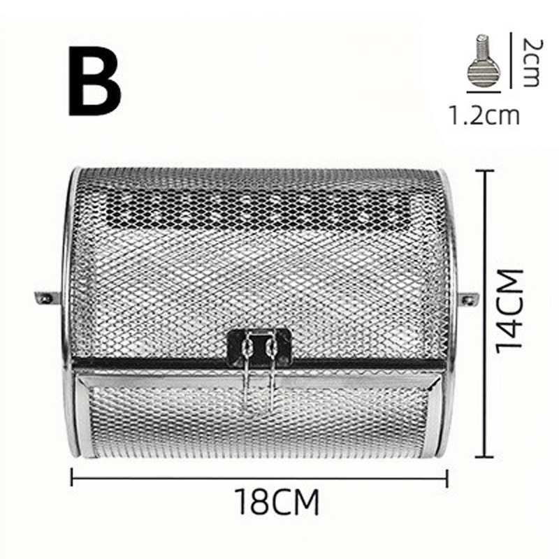 Zhongnuo horno eléctrico accesorios universales cocina horneado freidora tuerca bandeja de hornear de acero inoxidable giratorio para hornear jaula